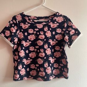 Twik floral crop top